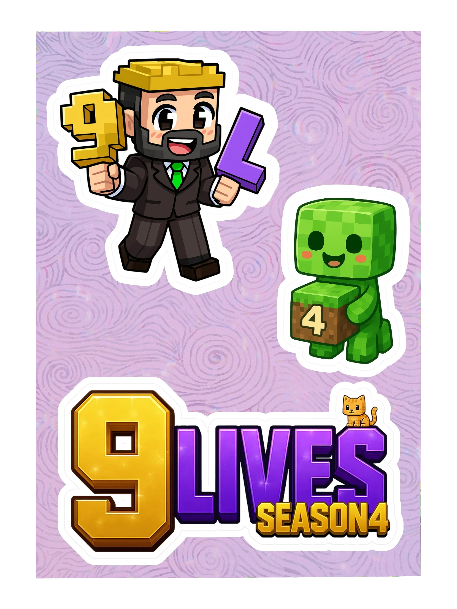 9LS4 Fattymcdaddyog Sticker Sheet product image (1)