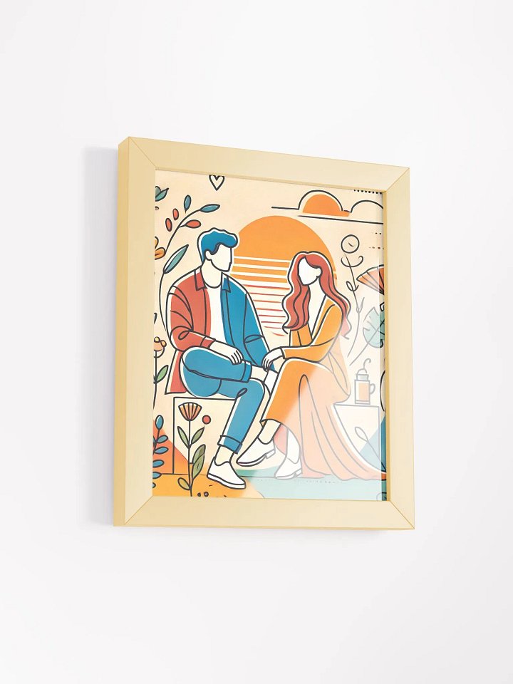 Love Art Frame | Couple Painting | Couple Frame | Painting #A14 product image (2)