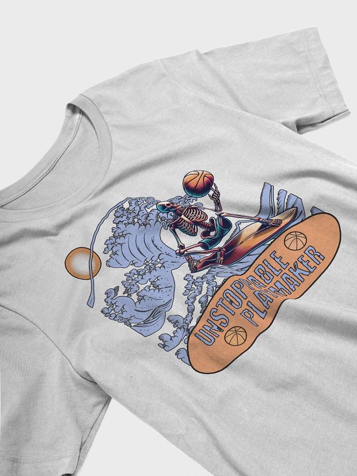 Unstoppable Playmaker Skeleton Basketball T-Shirt product image (37)