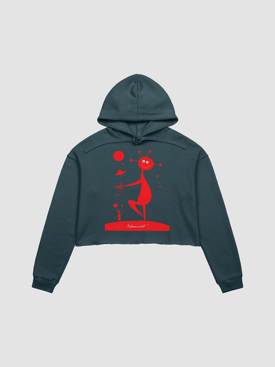 Bella+Canvas Fleece Crop Hoodie product image (2)