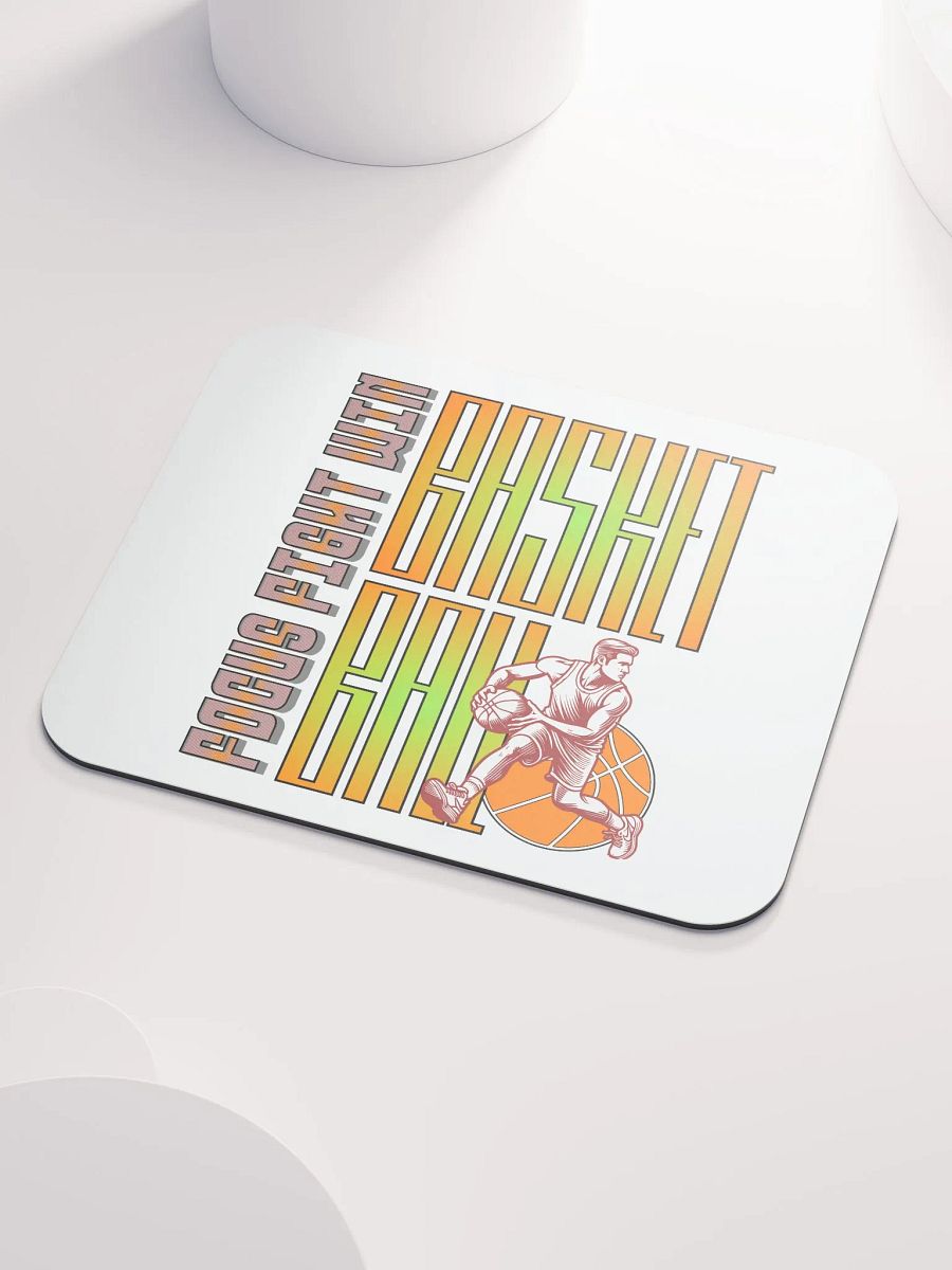 Focus Fight Win Basketball Mouse Pad product image (3)