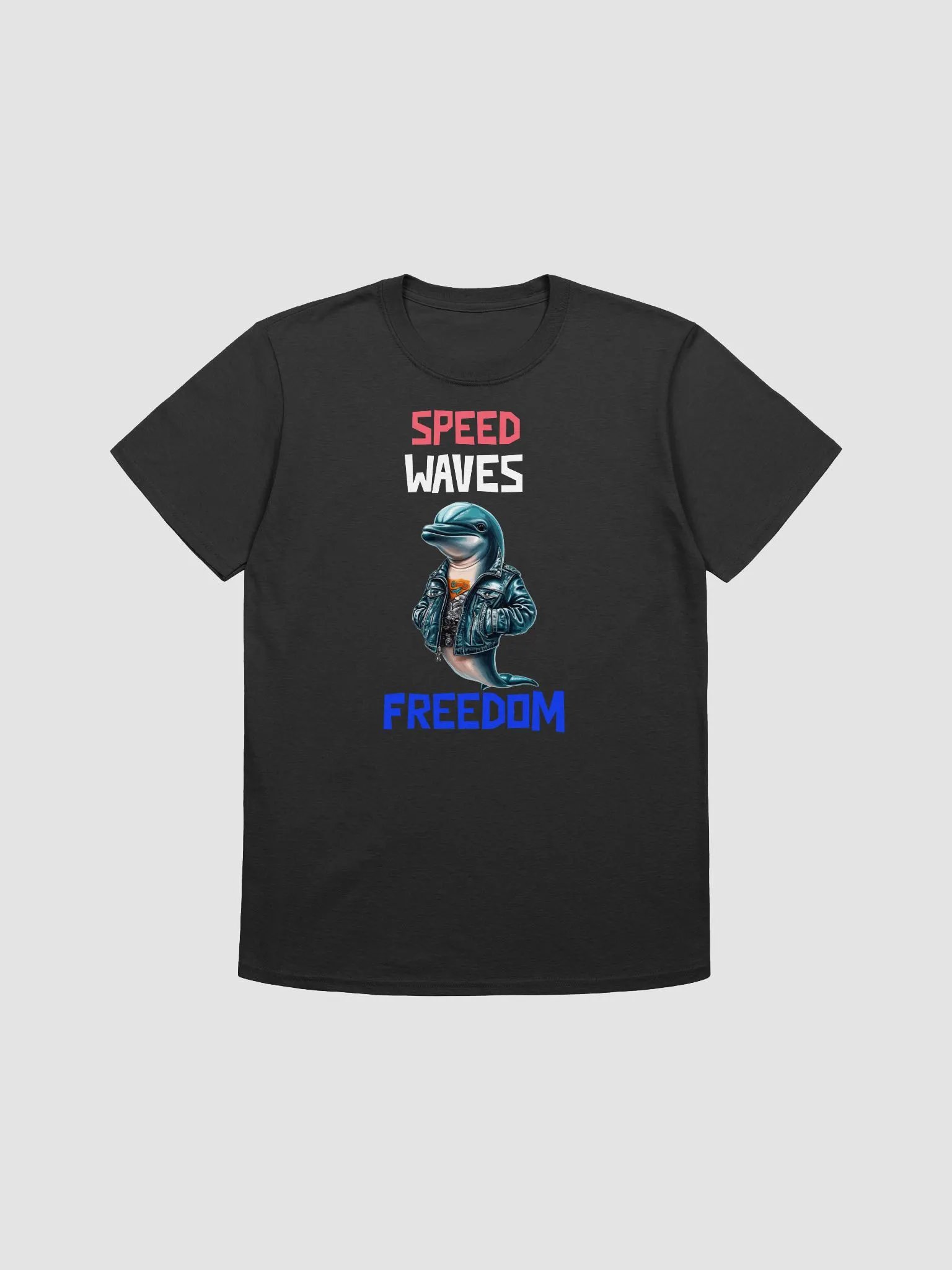 Speed Waves Freedom Dolphin T-Shirt product image (1)