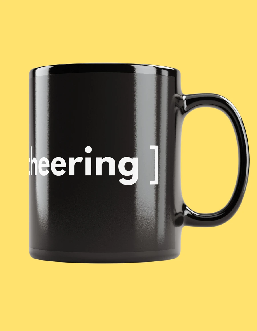 Audience Cheering Black Mug product image (3)