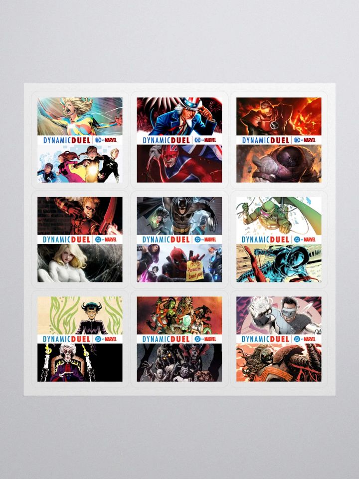 Dynamic Duel Episode Cover Stickers - Series 22 product image (1)