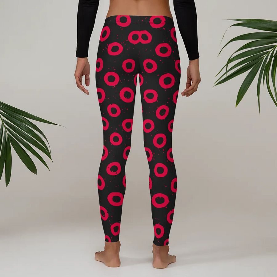 Hand-Drawn Boho Tribal Geometric Pattern Leggings – Artistic, Unique & Ultra-Comfortable product image (4)
