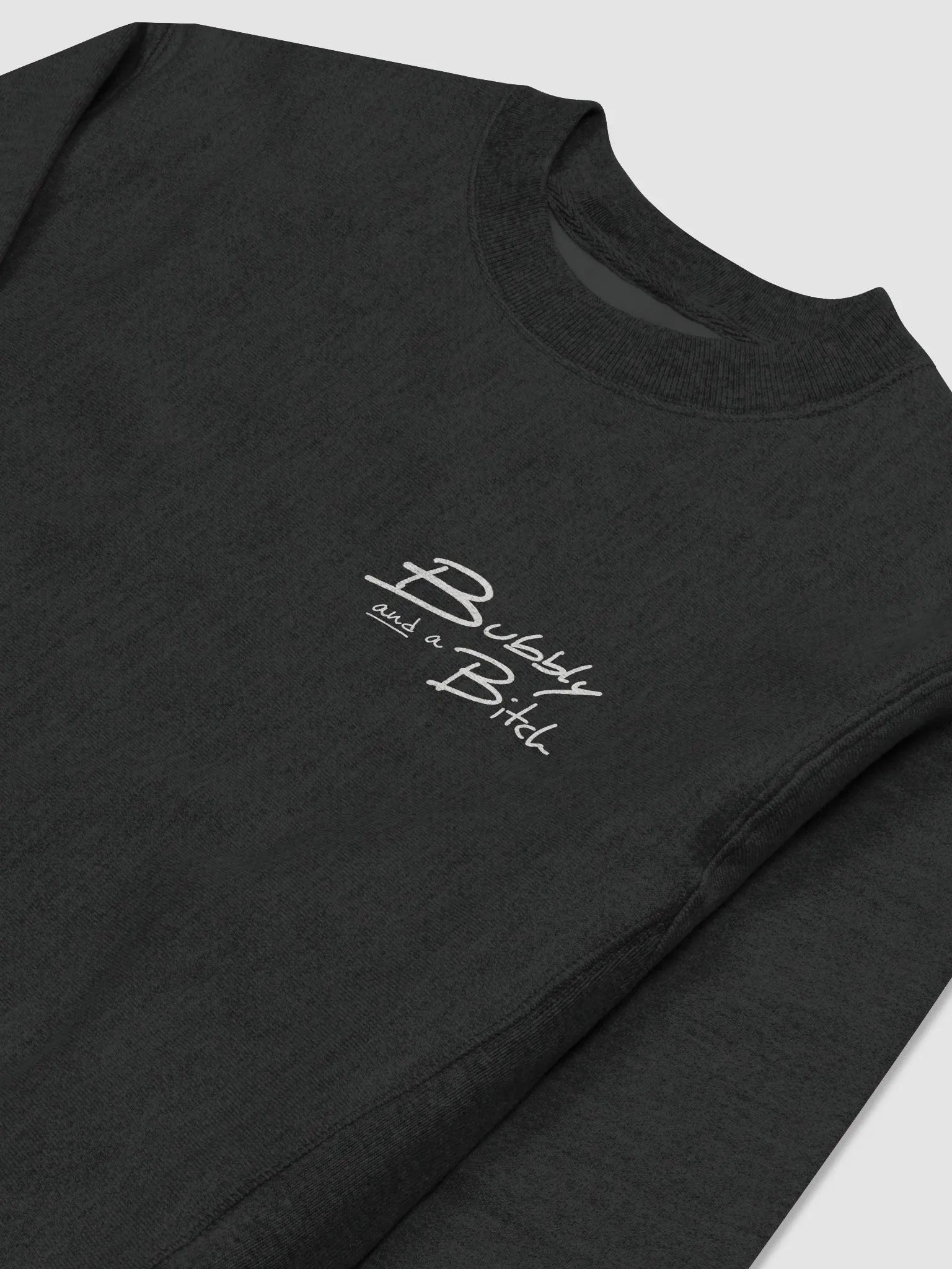 Bubbly and a B*tch (sm. white design) Champion Cotton Max Sweatshirt product image (3)