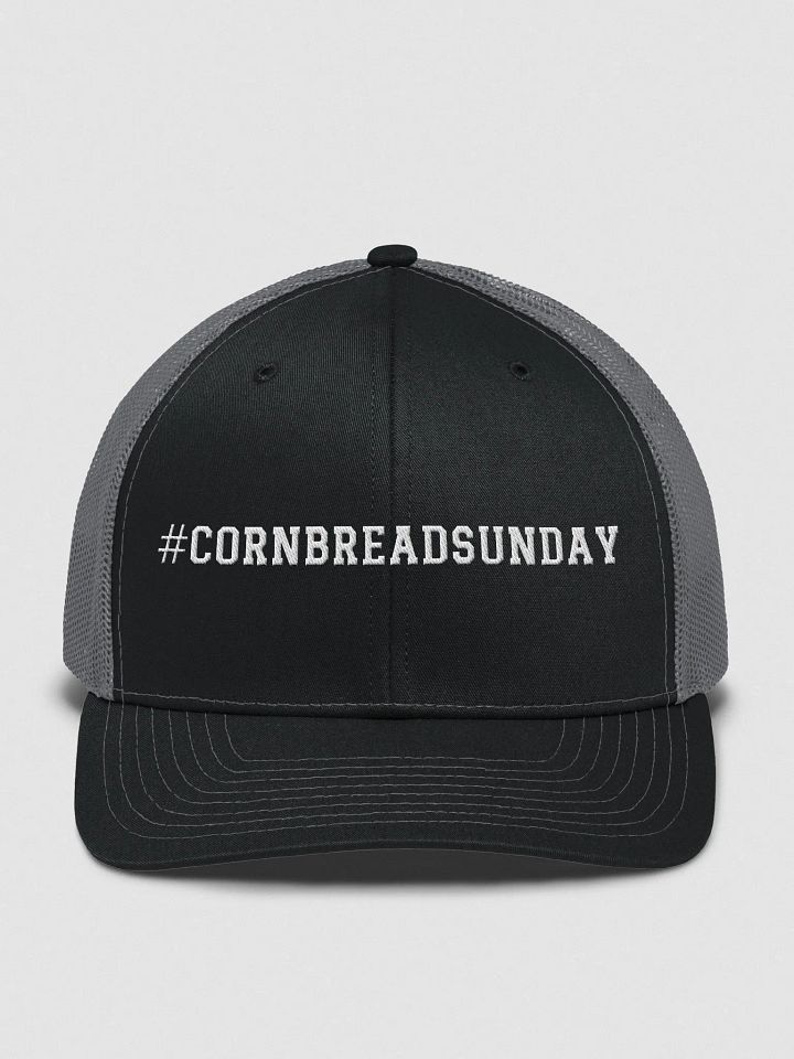 #CornbreadSunday Snapback Trucker Hat product image (1)