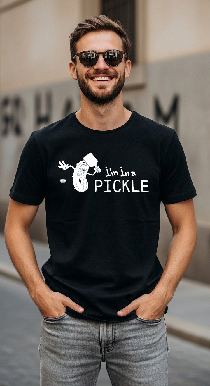Mens Funny Pickle Shirt I'm in a Pickle product image (1)