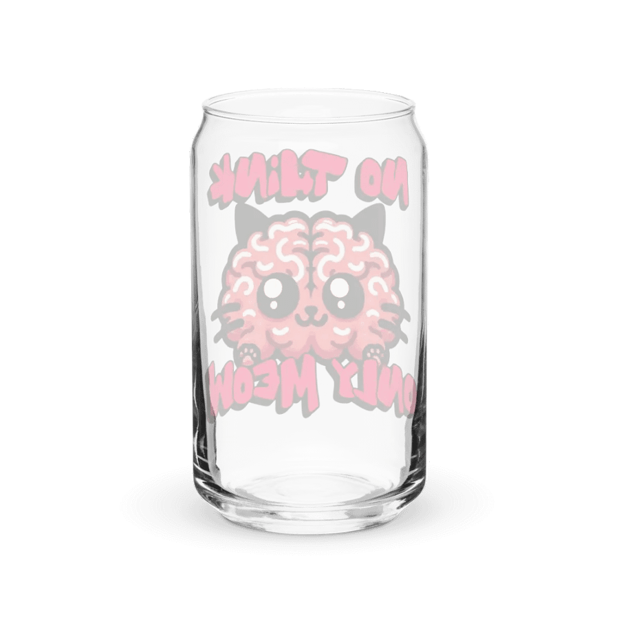 No think only meow can glass product image (38)