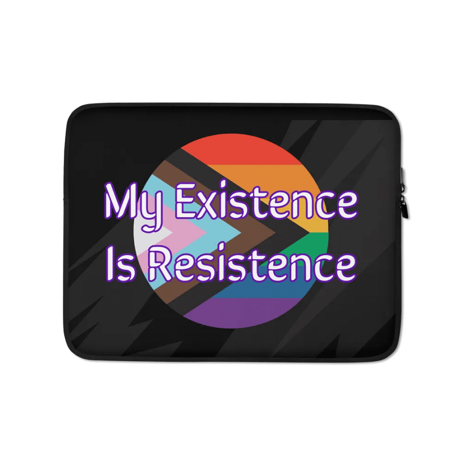 Resistors, My Existence is Resistance, Laptop Sleeve product image (1)