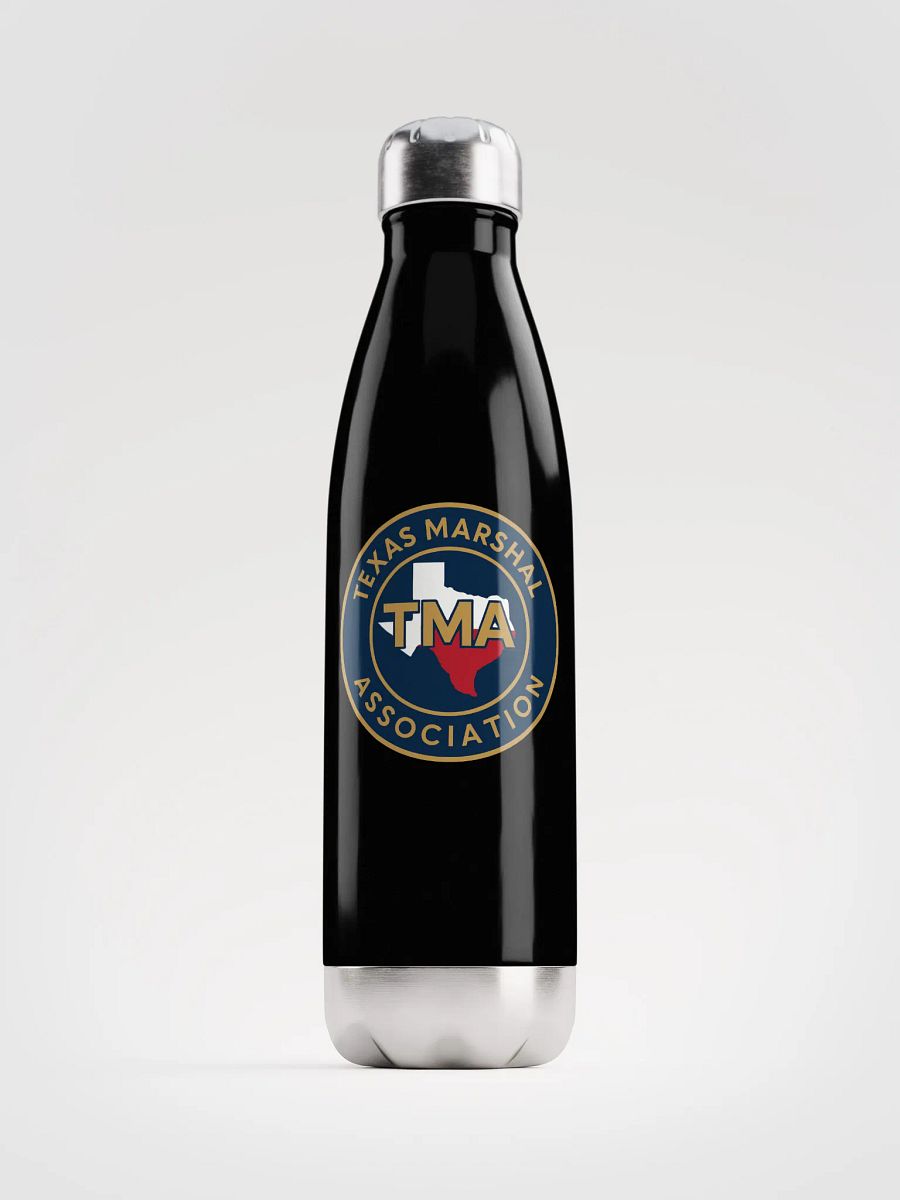 Texas Marshal Association Stainless Steel Emblem Water Bottle product image (2)
