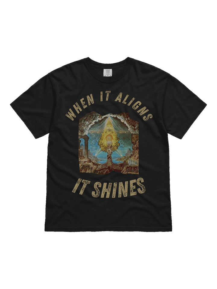 T-Shirt - Male - %100 Cotton (When it Aligns it Shines) product image (1)