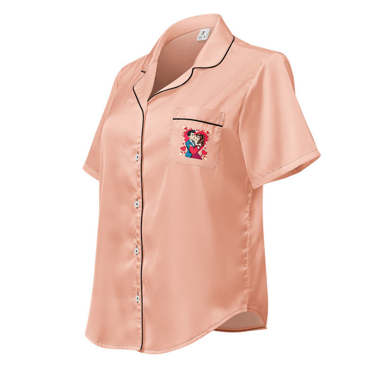 Peachy Dreams Silky Pajama Top product image (1)