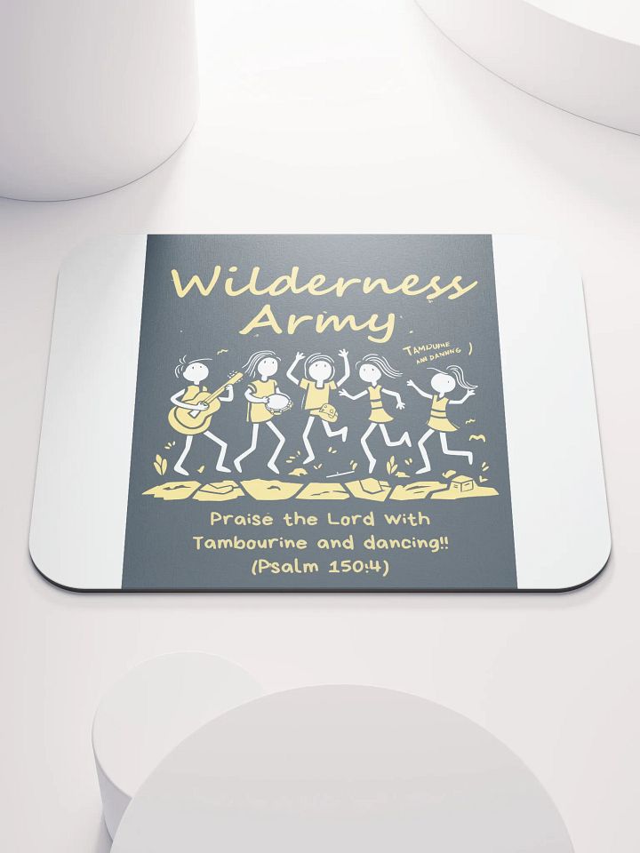 Wilderness Army Tambourine Dance Mouse Pad product image (1)