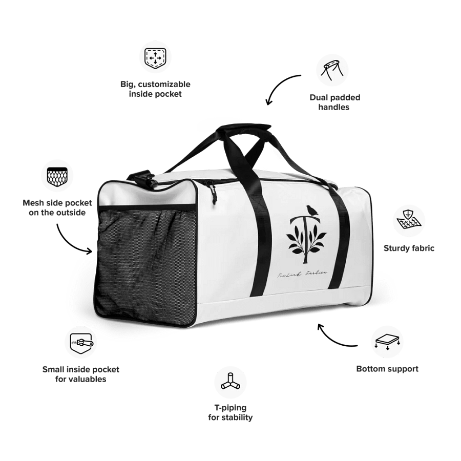 Customizable T-Shape All-Over Duffle Bag product image (10)