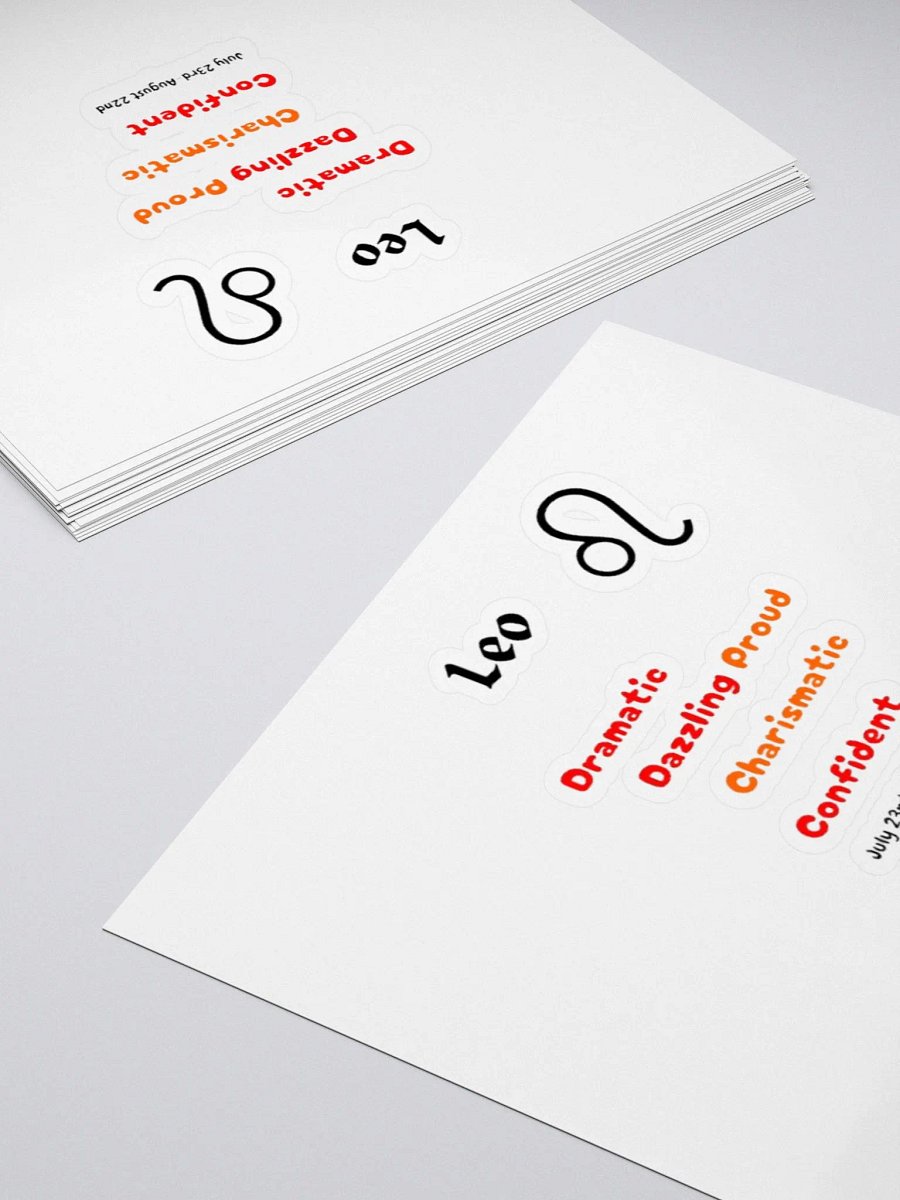 Leo Stickers product image (10)
