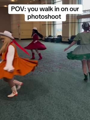 All the big skirt people  #cosplay #cosplaygroup #sailormoon #animefrontier #af2024 #makearuckus @🤠 Anime Frontier 🤠 #cowboys 
