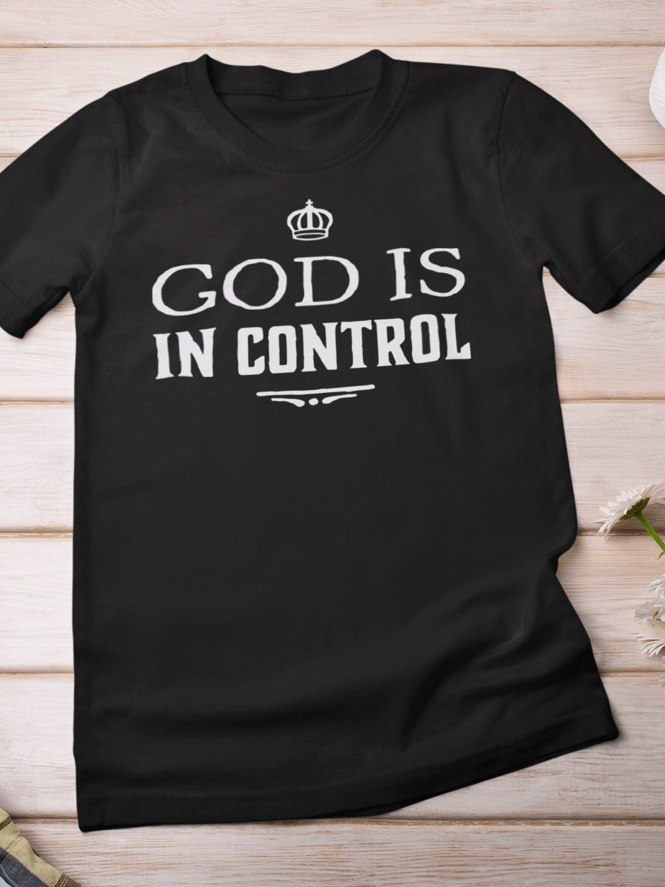 Christian Shirt God Is In Control product image (1)