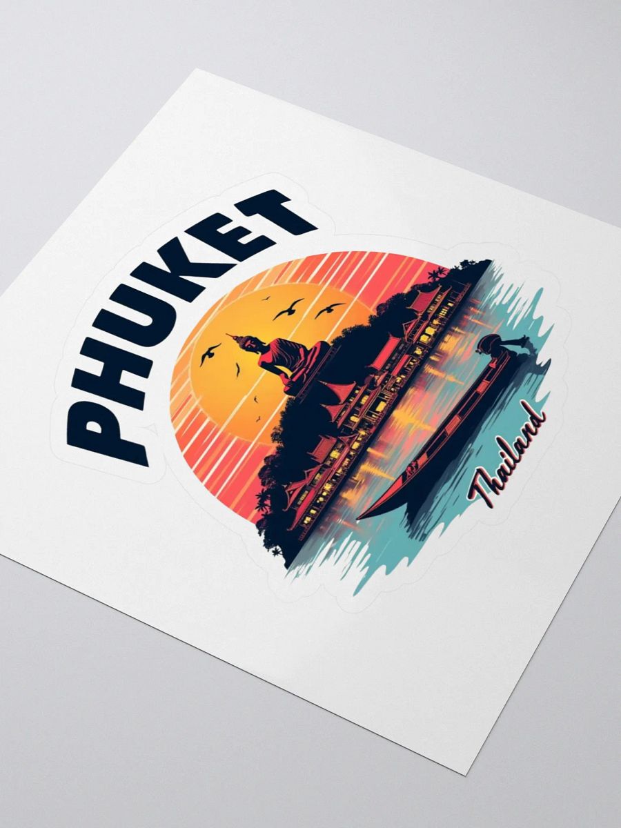 Phuket Sunrise Buddha Kiss-Cut Stickers product image (3)
