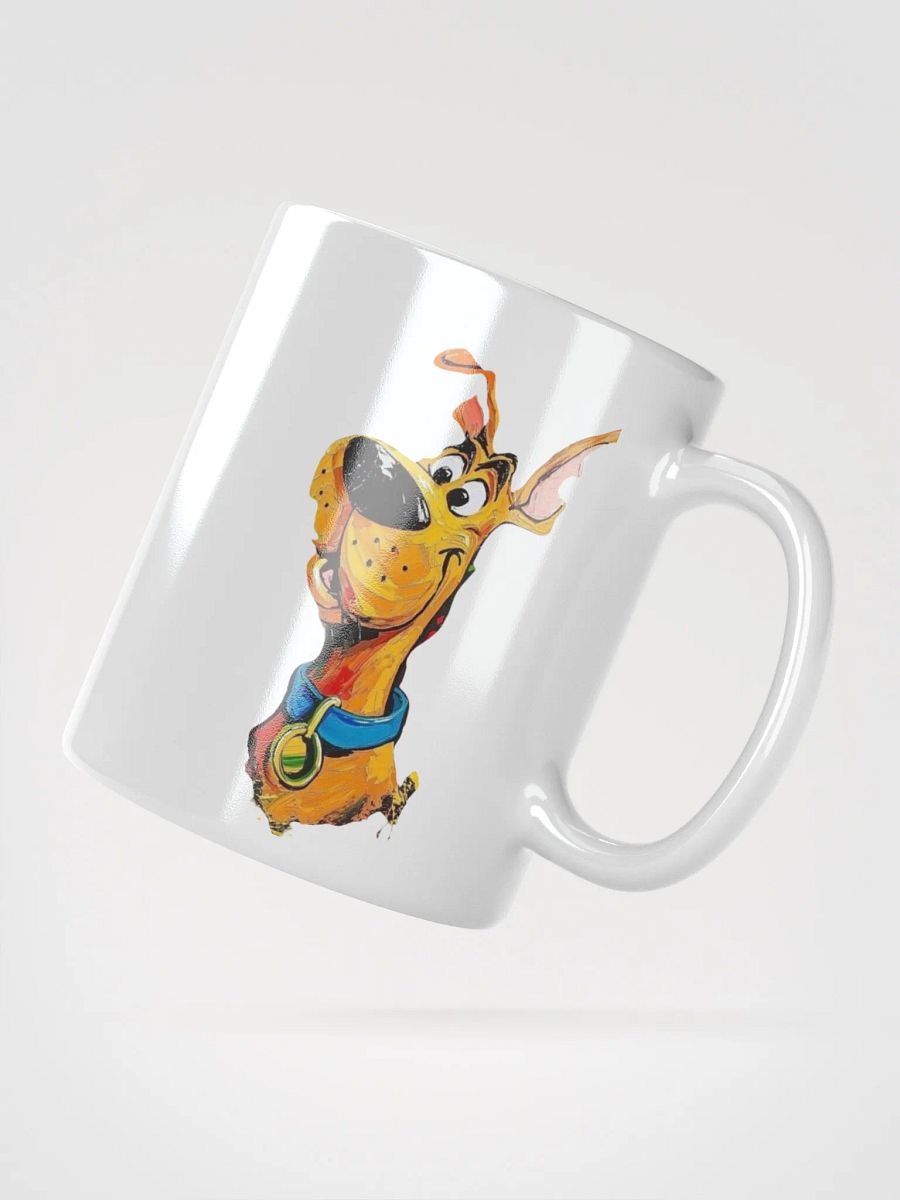 Cheerful Dog Scooby Doo Trio White Glossy Mug product image (5)
