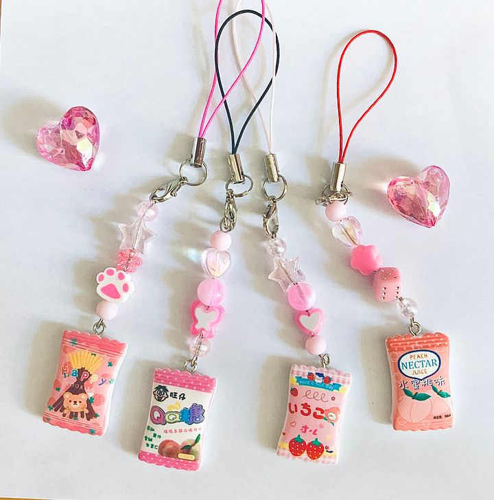 Phone Charm Series A. Kawaii Japanese / Asian Snacks product image (1)