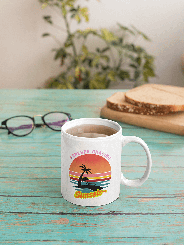 Forever Chasing Sunsets – Tropical Vibes Mug product image (1)