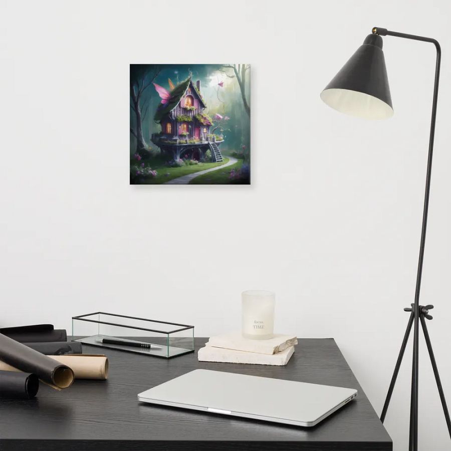 Watercolour Fairy House Art - v10 product image (11)