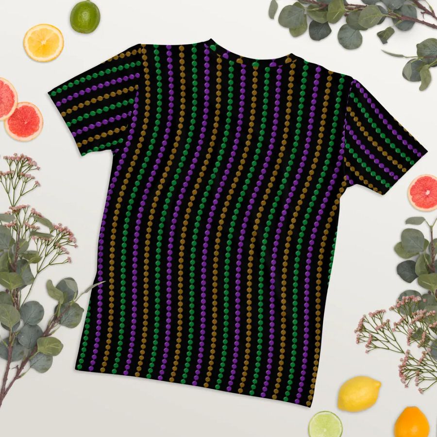 Mardi Gra All Over Print T-shirt product image (8)