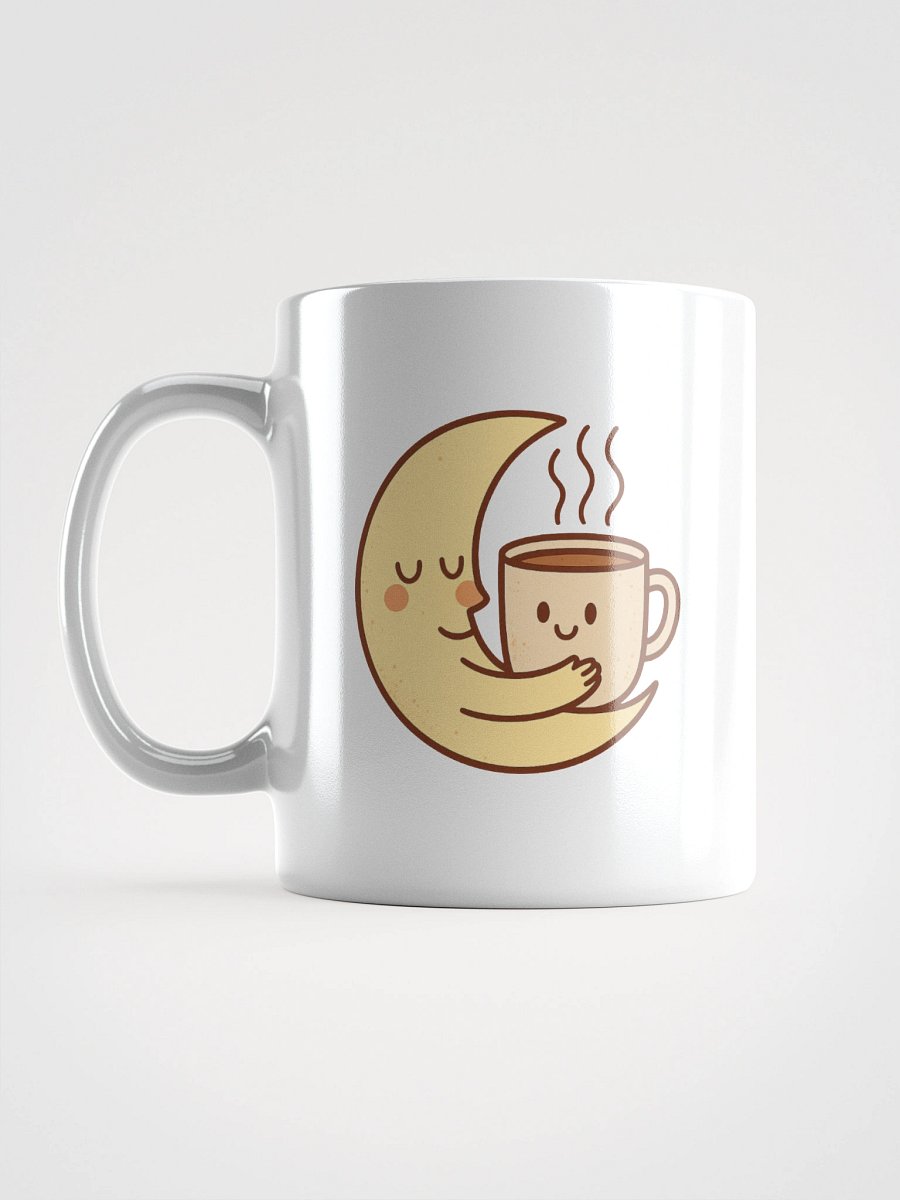 Moon and Coffee White Glossy Mug product image (17)