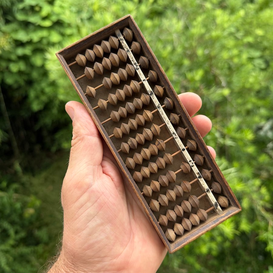 🎎 Antique Japanese Soroban Abacus (Small Merchant’s Model) – Early Showa or Earlier – Japan Antique Roadshow product image (8)