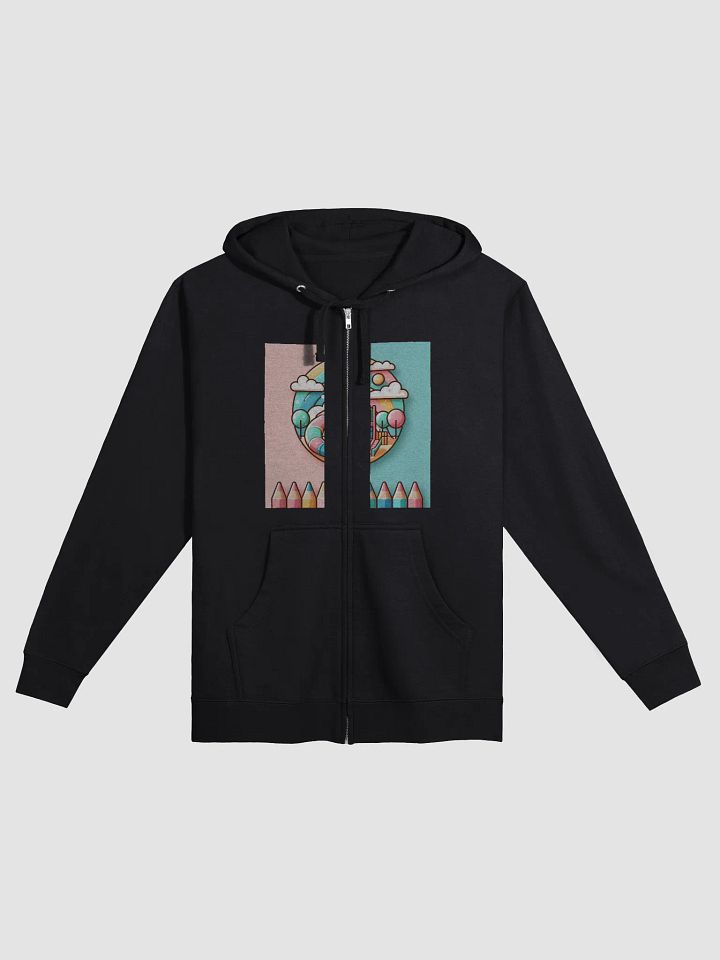 Playful Playground Circle Zip-Up Hoodie product image (2)