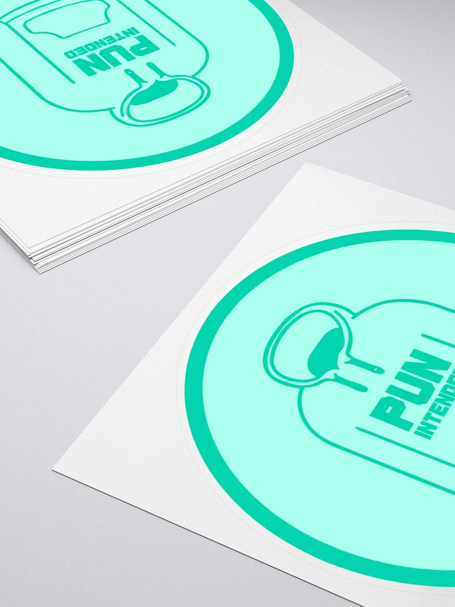 Pun-Intended Socials Logo Sticker product image (4)