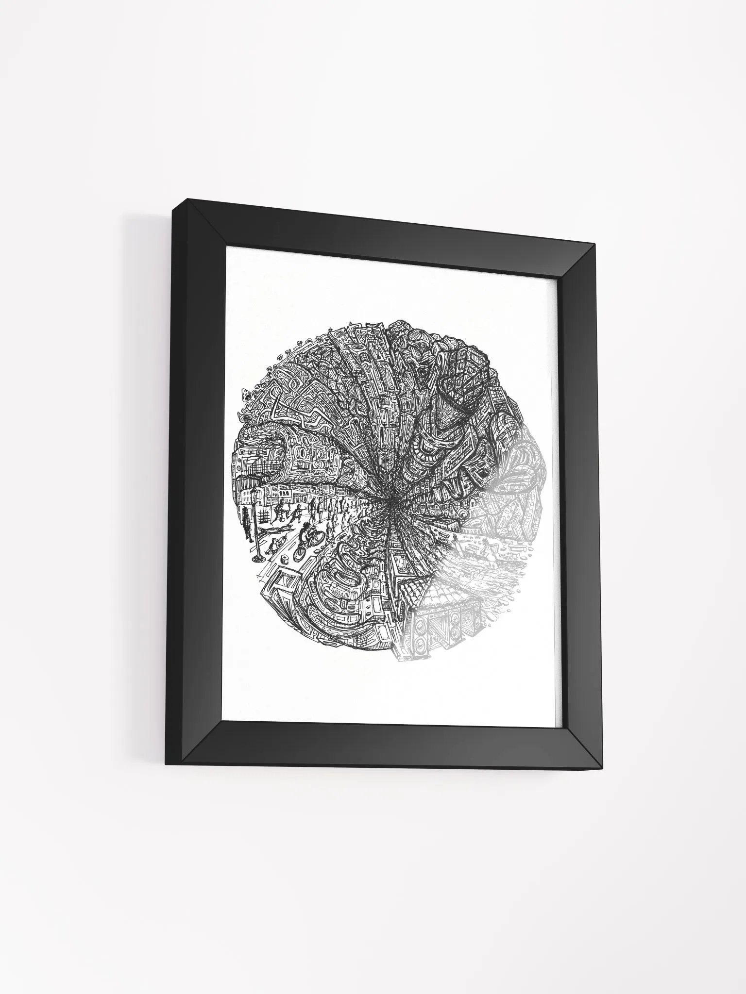 "Bicycle Day" Framed Print product image (2)