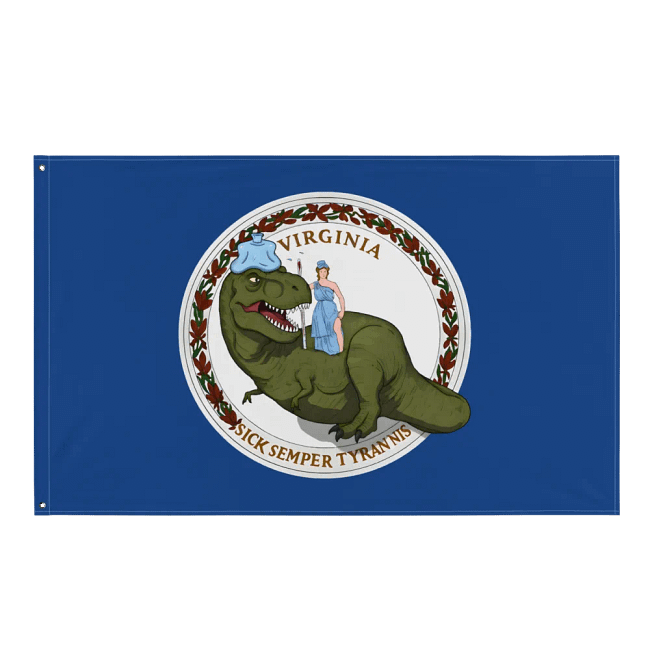 Wall Art and Flags - Dino DNA!