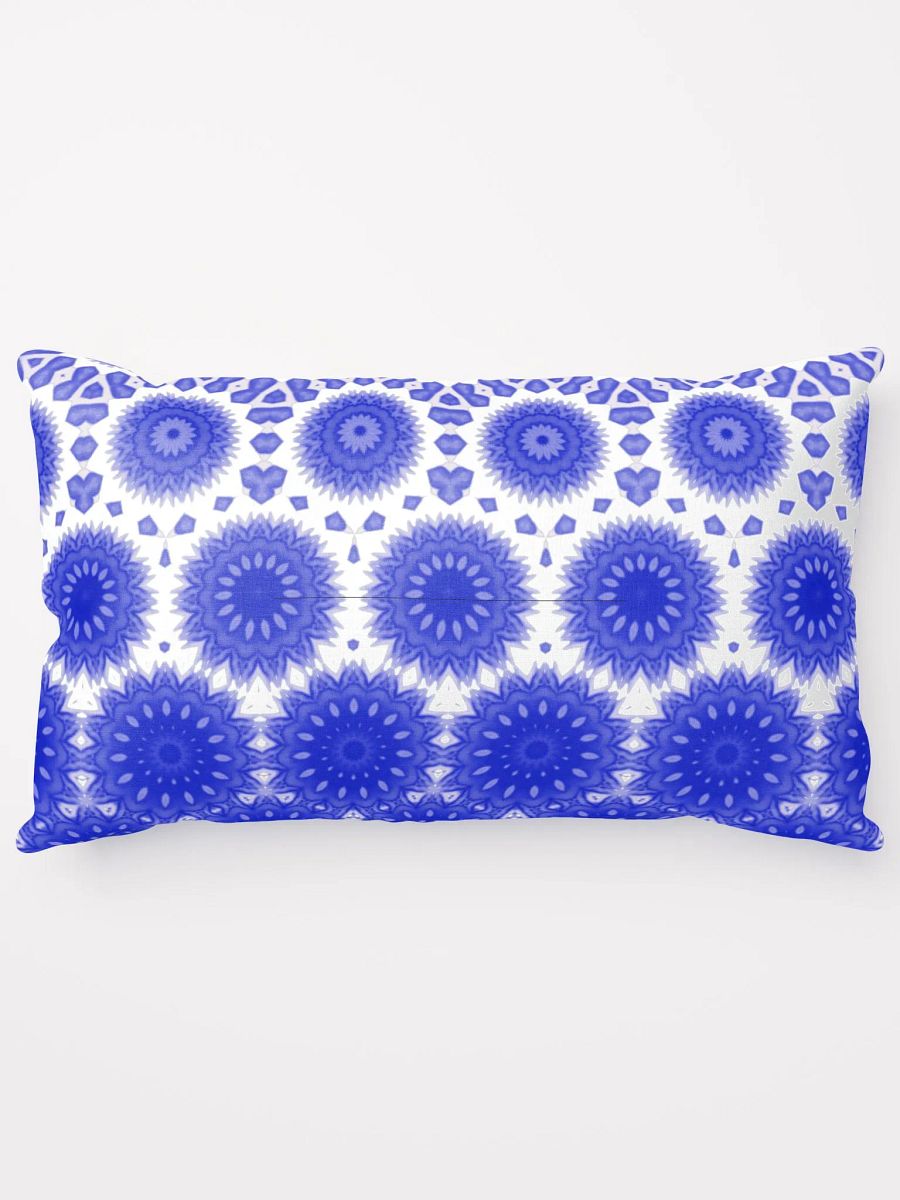 Blue & White Daisy Pillow product image (5)