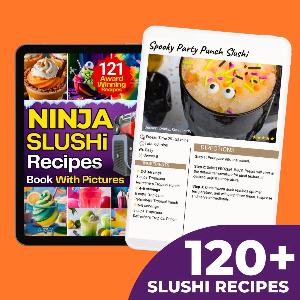 Ninja Slushie Recipes eBook with Colorful Pictures product image (1)