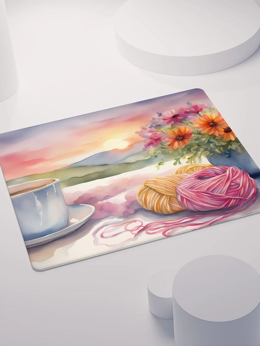 A Cup of Tasty at Sunrise, Gaming Mouse Pad, 2 Sizes product image (4)