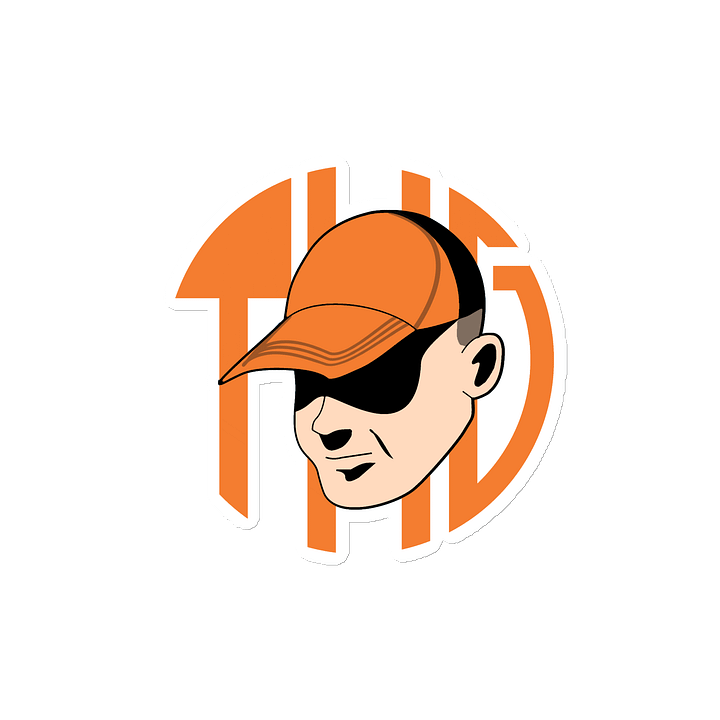 Orange THG Logo Magnet product image (2)
