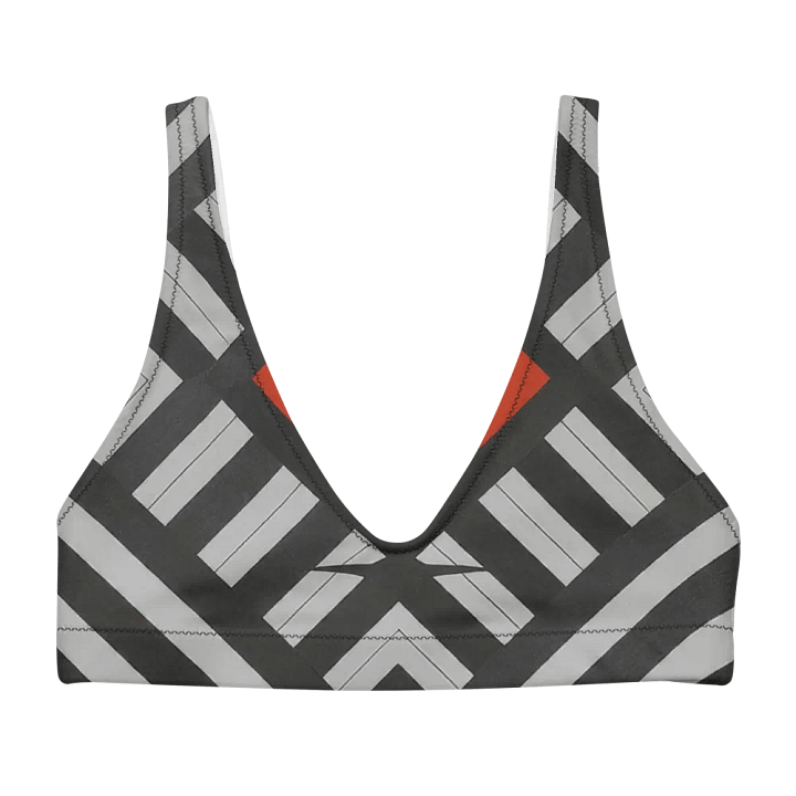 Optical Illusion Geometric Bikini Top product image (1)