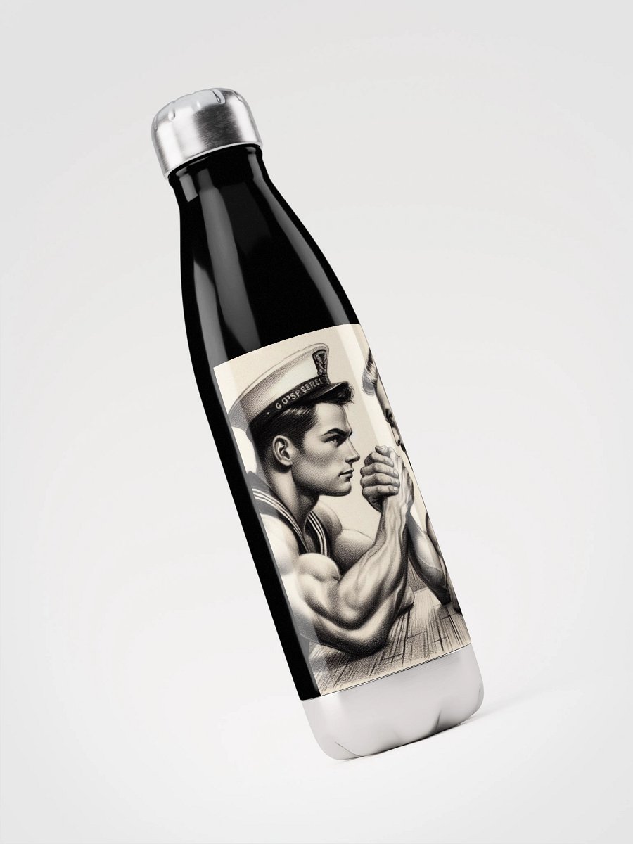 Up Close and Personal: Sailors – Tom of Finland Tribute Gay Pride Graphic Design Thermal Hot & Cold Flask product image (3)