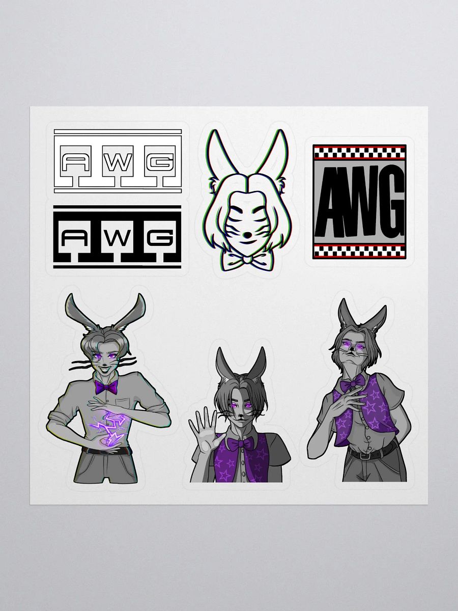 AWG Black Sticker Sheet product image (1)