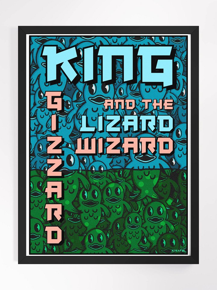 KING GIZZARD FISHIES FRAMED POSTER product image (2)