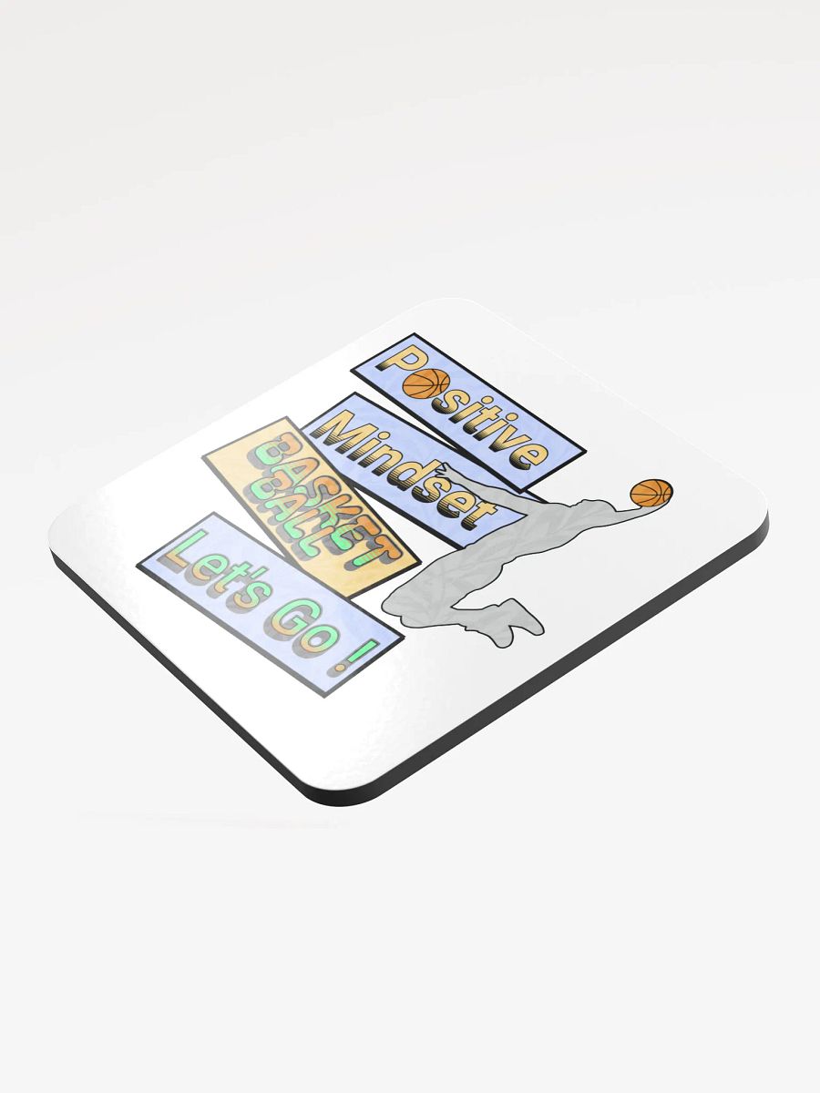 Positive Mindset Basketball Coaster Set product image (3)