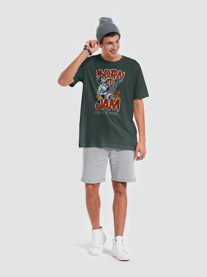 Born to Jam, Forced to Work T-Shirt – Perfect for Musicians Stuck in 9-to-5 product image (52)
