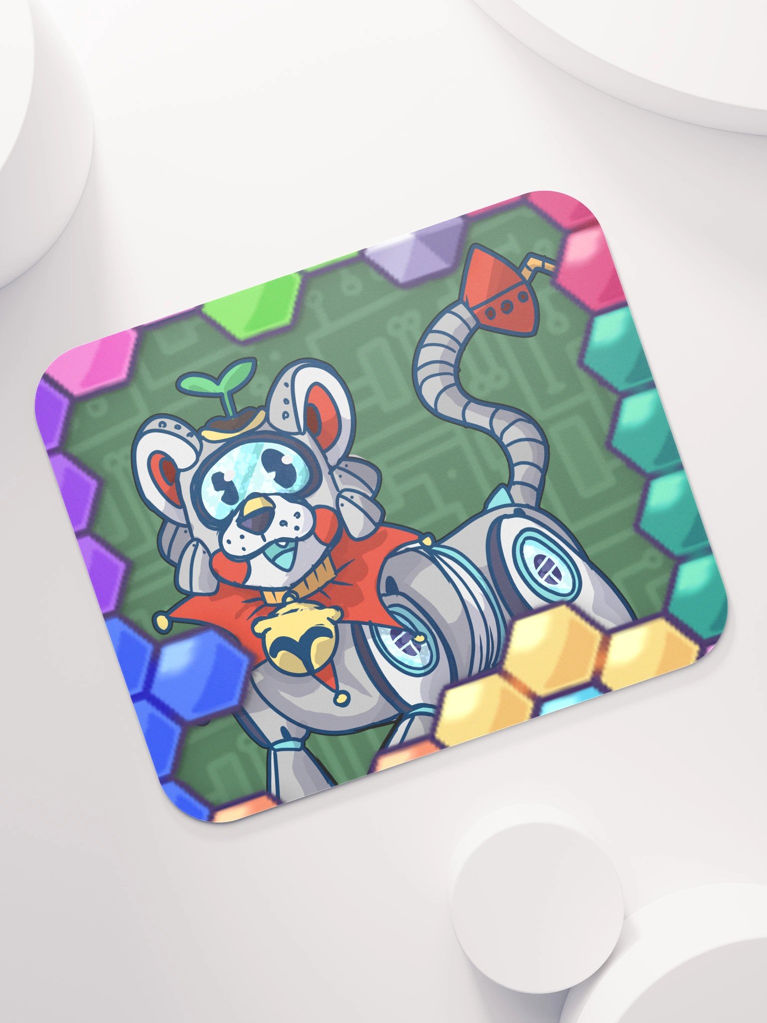 Hexagon Pixel Mouse Pad product image (7)