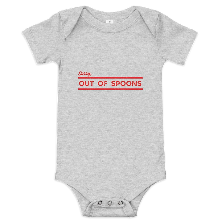 Out of S[poons] Baby Onesie product image (1)