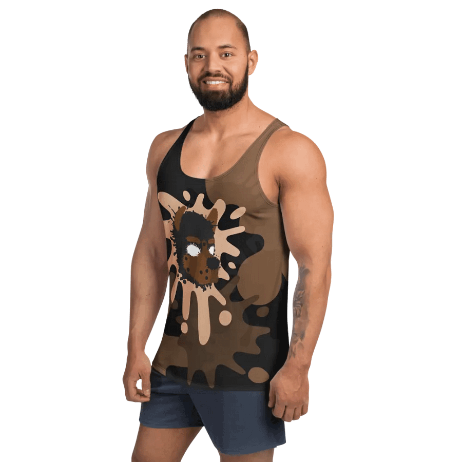 Dark Chaos Splatter Tank - Brown product image (4)