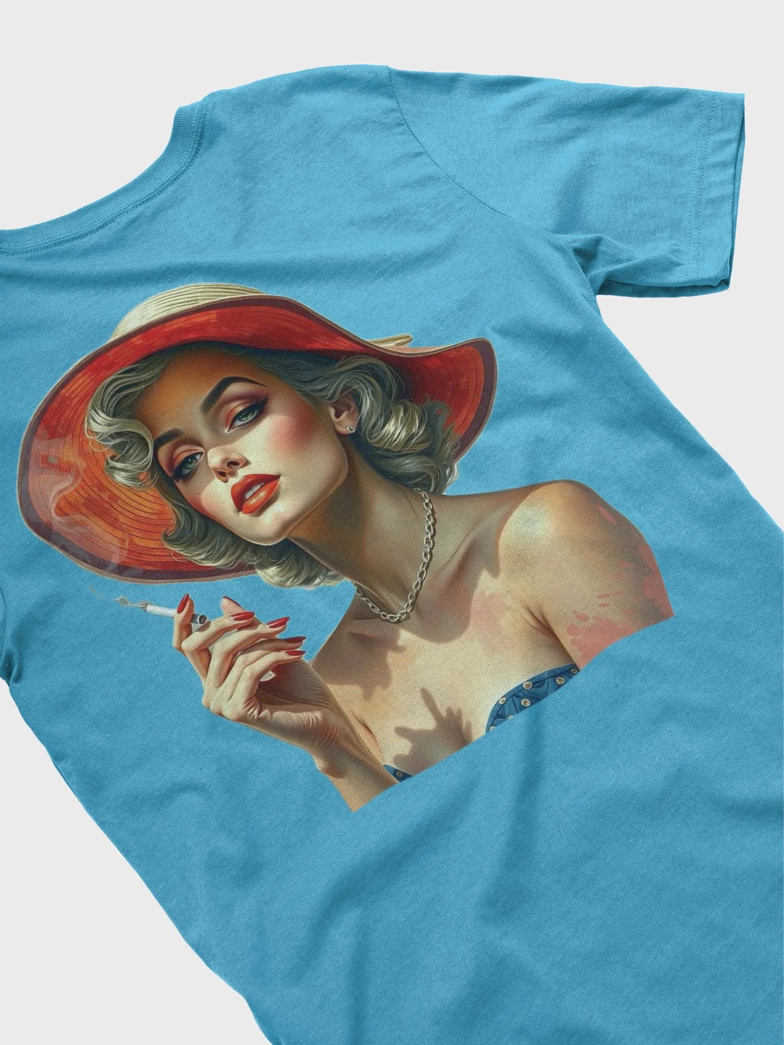Vintage Pin-Up Woman T-Shirt product image (23)