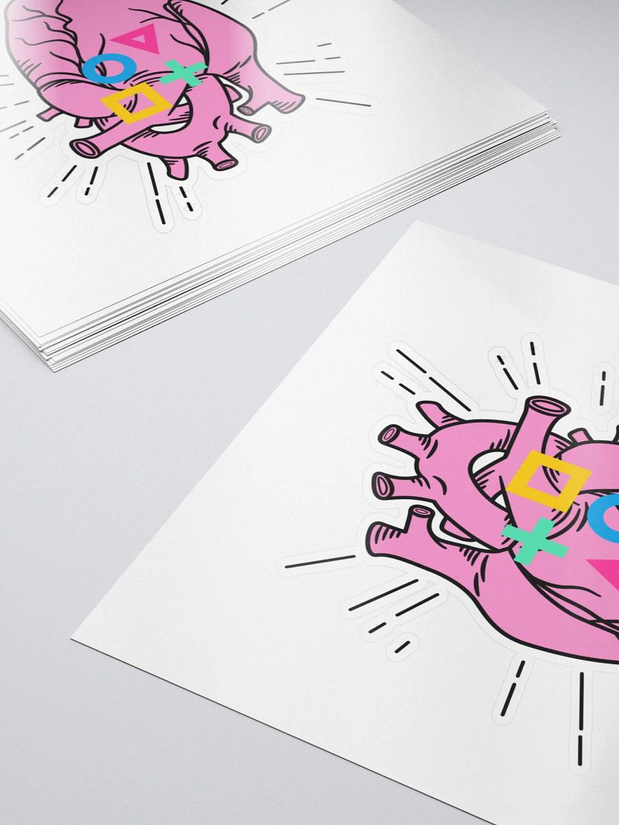 Heart Of Game Sticker product image (5)