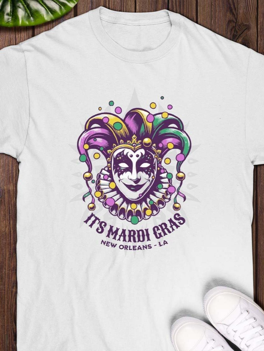 Big Mask Mardi Gras 2025 T shirt product image (1)